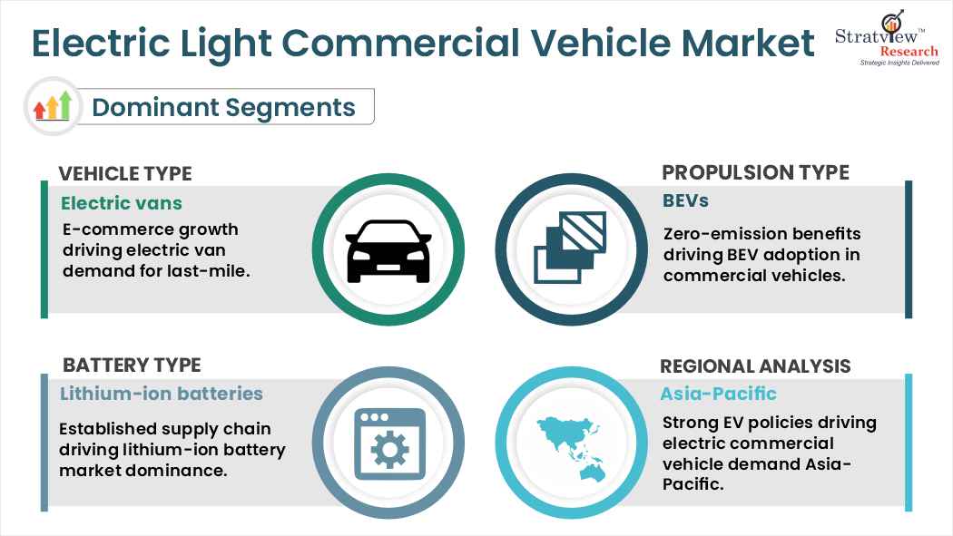 electric light commercial vehicle market segments